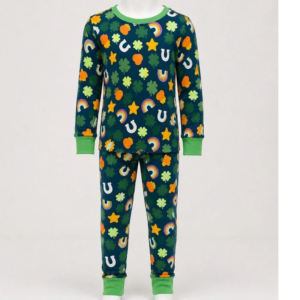 Little Sleepies Lucky 4T Toddler Bamboo Pajama Set Unisex